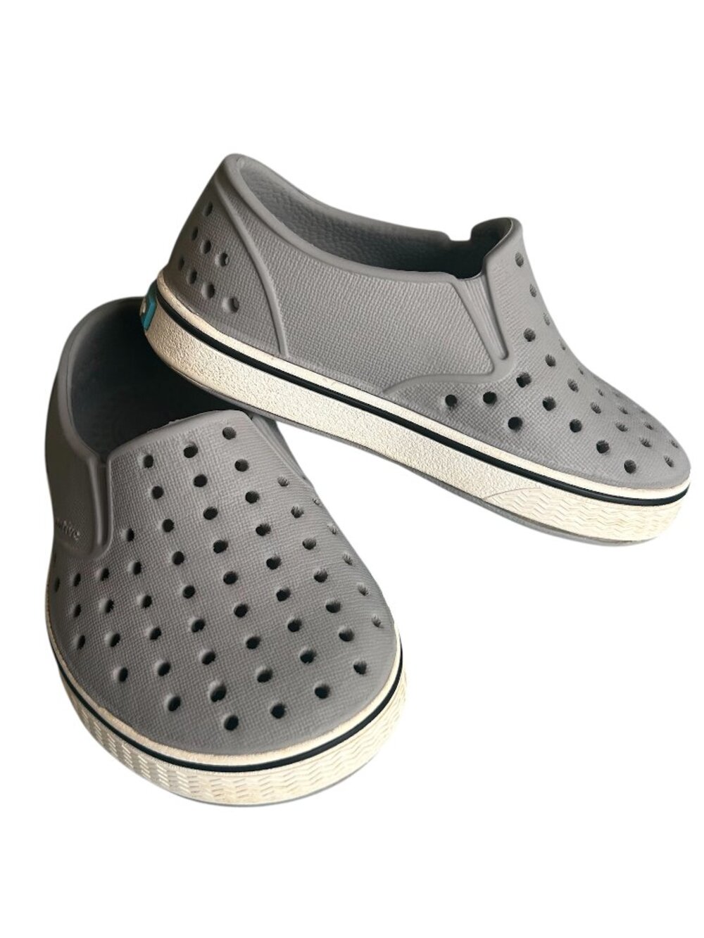 Native Shoes Miles Slip-On Sneaker Baby Toddler Boy Size 5 Sandal Gray